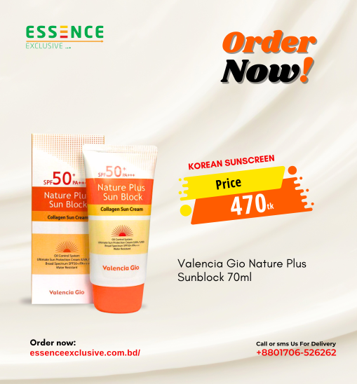 Valencia Gio Nature Plus Sunblock 70ml